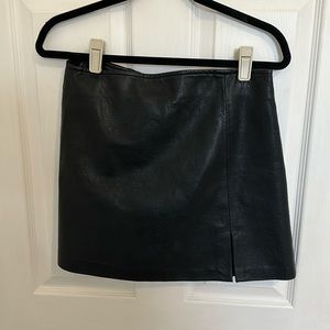 Blank NYC Faux Leather Skirt
